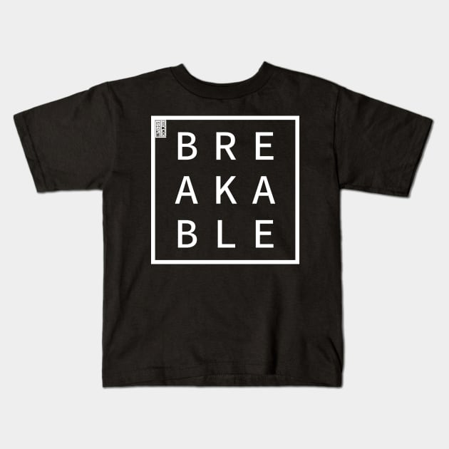 BREAKABLE Define Me Word Simple Classic Square Box Kids T-Shirt by porcodiseno